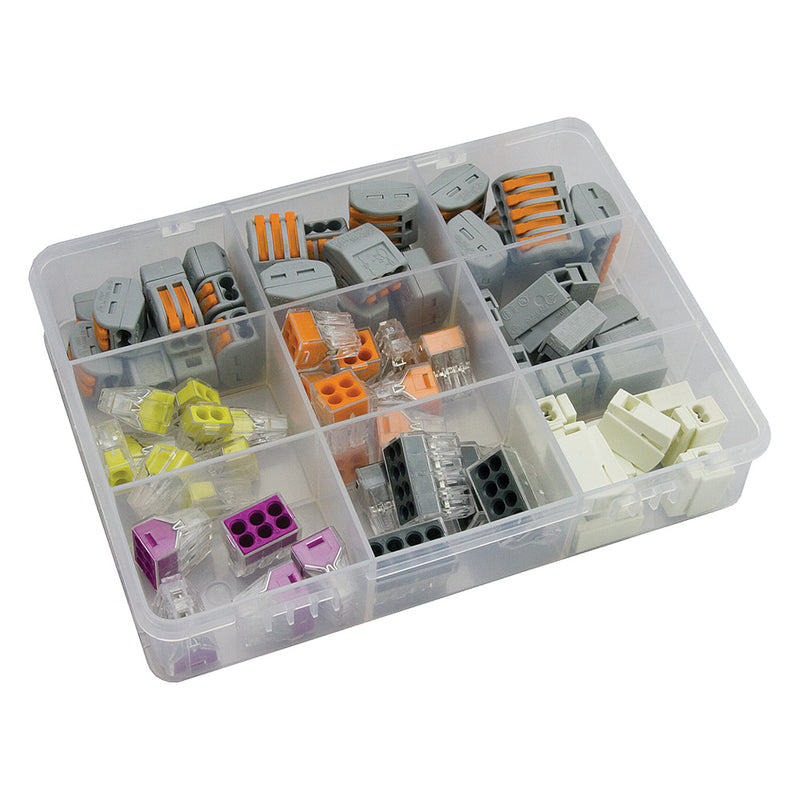 Wago Basic 75 Piece Connector Installation Kit C/w Carry Case